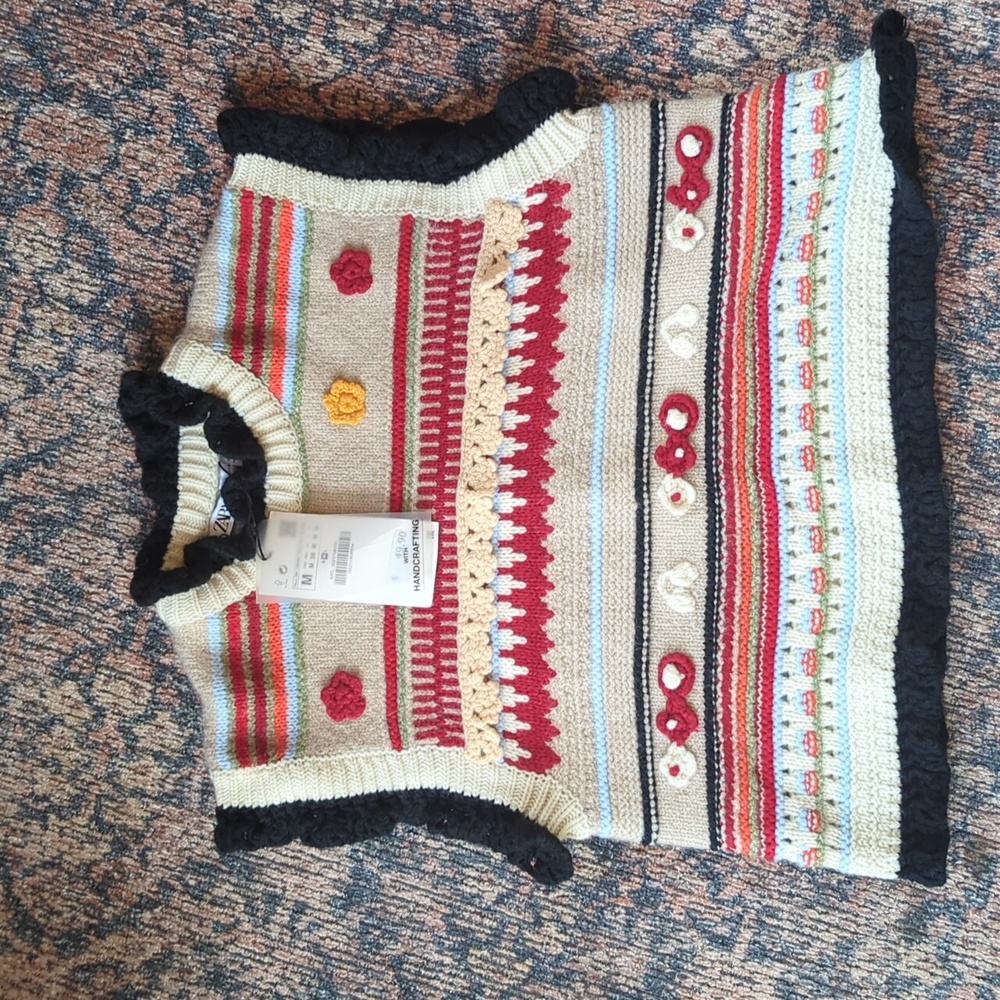 Zara sweater vest